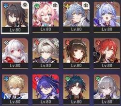 星5キャラ21種・光円錐14種/崩壊：スターレイル用アカウント販売